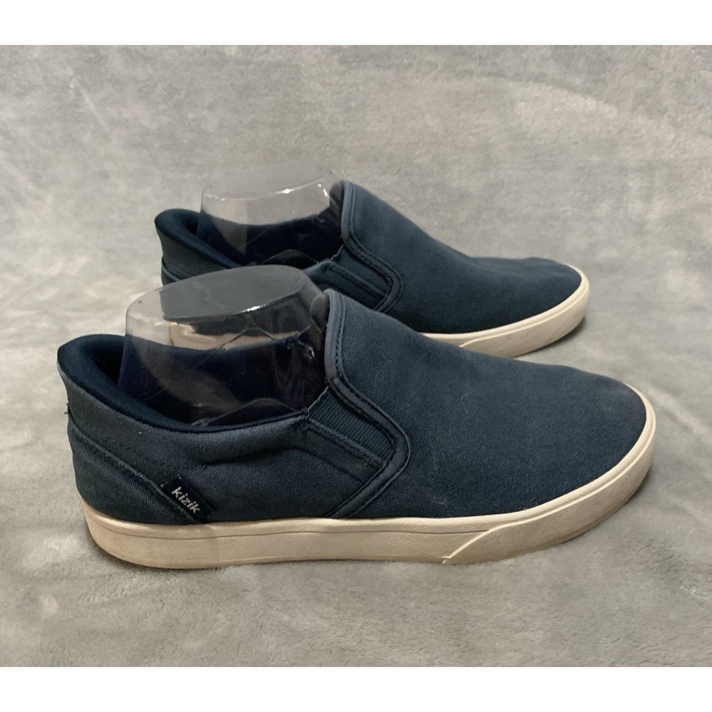 Kizik Slip-on Sneakers Womens 8 Venice Eco Navy Blue Hands-Free Comfort EaseEUC